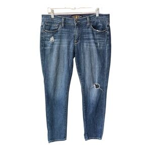 Lucky Brand Women’s Charlie Capri Distressed Jeans Size 12/31